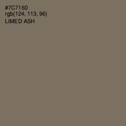 #7C7160 - Limed Ash Color Image