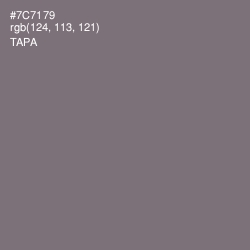 #7C7179 - Tapa Color Image