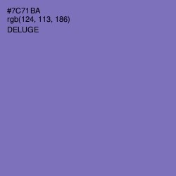 #7C71BA - Deluge Color Image