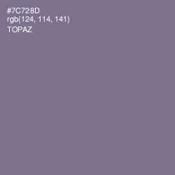 #7C728D - Topaz Color Image