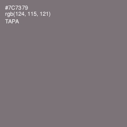 #7C7379 - Tapa Color Image