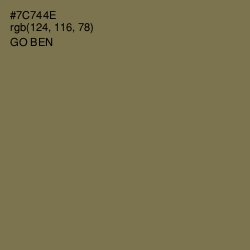 #7C744E - Go Ben Color Image