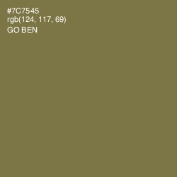 #7C7545 - Go Ben Color Image