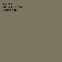 #7C7561 - Limed Ash Color Image