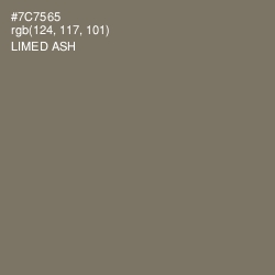 #7C7565 - Limed Ash Color Image