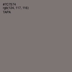 #7C7574 - Tapa Color Image