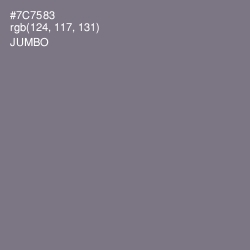 #7C7583 - Jumbo Color Image