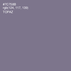 #7C758B - Topaz Color Image