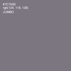 #7C7680 - Jumbo Color Image