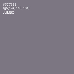 #7C7683 - Jumbo Color Image