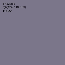 #7C768B - Topaz Color Image