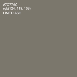 #7C776C - Limed Ash Color Image