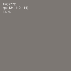 #7C7772 - Tapa Color Image