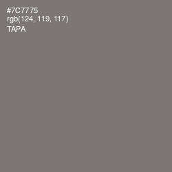 #7C7775 - Tapa Color Image