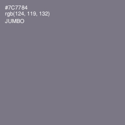 #7C7784 - Jumbo Color Image