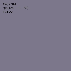 #7C778B - Topaz Color Image