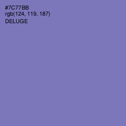 #7C77BB - Deluge Color Image