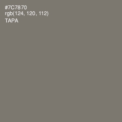 #7C7870 - Tapa Color Image