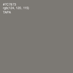 #7C7873 - Tapa Color Image