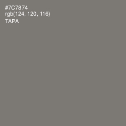 #7C7874 - Tapa Color Image