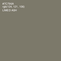 #7C796A - Limed Ash Color Image