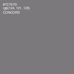 #7C797D - Concord Color Image