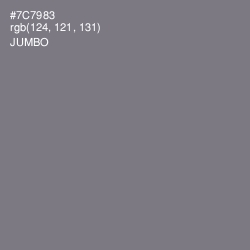 #7C7983 - Jumbo Color Image