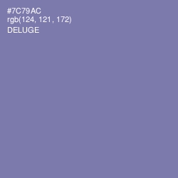 #7C79AC - Deluge Color Image
