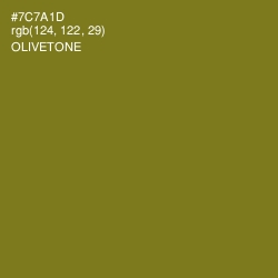 #7C7A1D - Olivetone Color Image