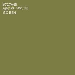 #7C7A45 - Go Ben Color Image