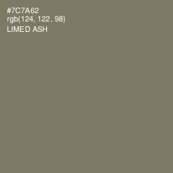 #7C7A62 - Limed Ash Color Image