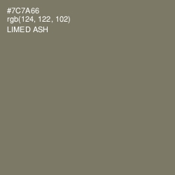 #7C7A66 - Limed Ash Color Image