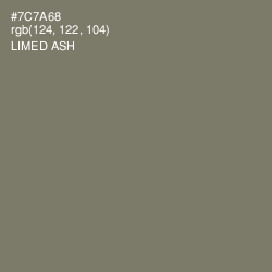 #7C7A68 - Limed Ash Color Image