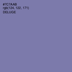 #7C7AAB - Deluge Color Image