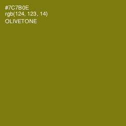 #7C7B0E - Olivetone Color Image