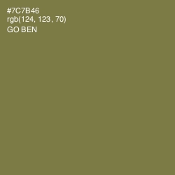 #7C7B46 - Go Ben Color Image