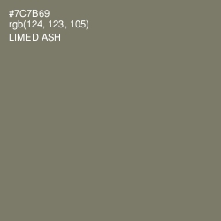 #7C7B69 - Limed Ash Color Image