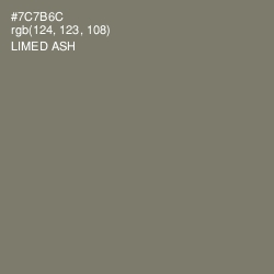 #7C7B6C - Limed Ash Color Image