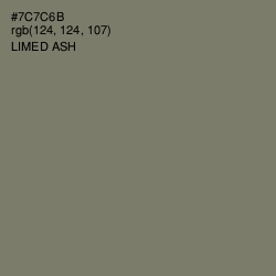 #7C7C6B - Limed Ash Color Image