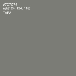 #7C7C76 - Tapa Color Image