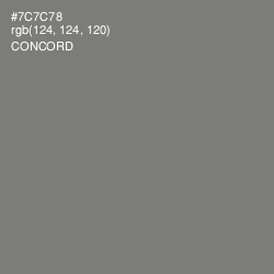#7C7C78 - Concord Color Image