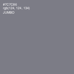 #7C7C86 - Jumbo Color Image
