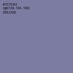 #7C7CA3 - Deluge Color Image