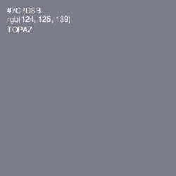 #7C7D8B - Topaz Color Image