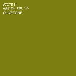 #7C7E11 - Olivetone Color Image