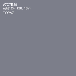 #7C7E89 - Topaz Color Image