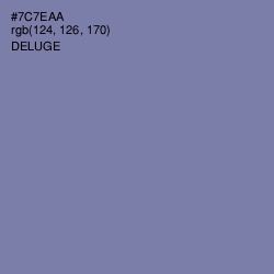 #7C7EAA - Deluge Color Image