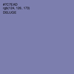 #7C7EAD - Deluge Color Image