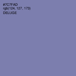 #7C7FAD - Deluge Color Image