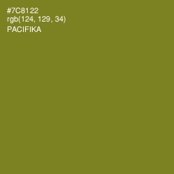 #7C8122 - Pacifika Color Image